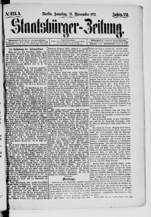 Staatsbürger-Zeitung vom 19.11.1871