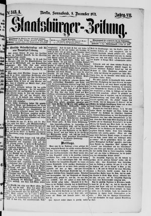 Staatsbürger-Zeitung vom 09.12.1871