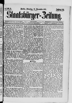 Staatsbürger-Zeitung on Dec 12, 1871