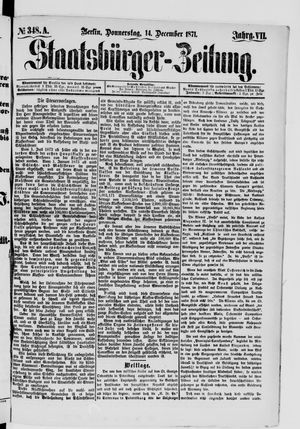 Staatsbürger-Zeitung vom 14.12.1871