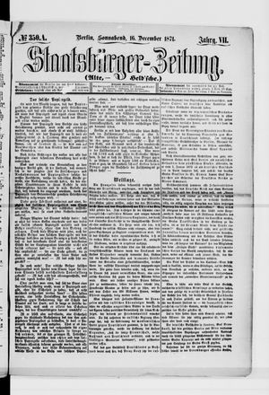 Staatsbürger-Zeitung vom 16.12.1871