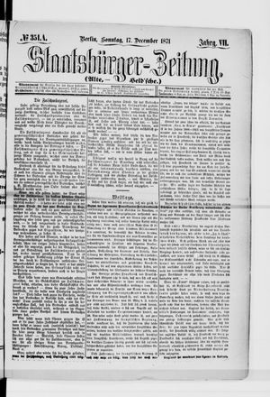Staatsbürger-Zeitung vom 17.12.1871