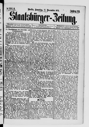 Staatsbürger-Zeitung vom 17.12.1871
