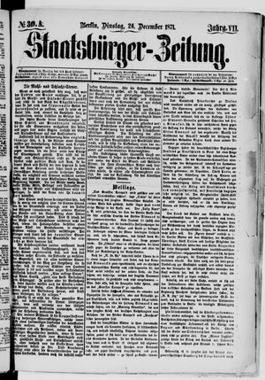 Staatsbürger-Zeitung on Dec 26, 1871