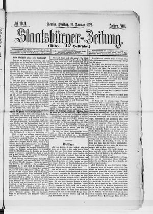Staatsbürger-Zeitung on Jan 19, 1872