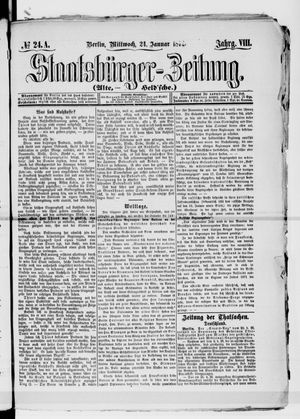 Staatsbürger-Zeitung vom 24.01.1872
