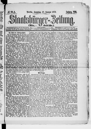 Staatsbürger-Zeitung vom 28.01.1872