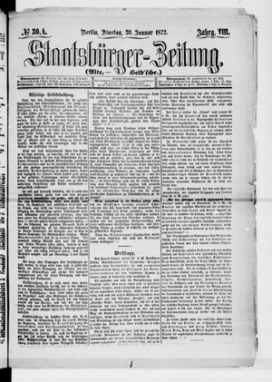 Staatsbürger-Zeitung vom 30.01.1872