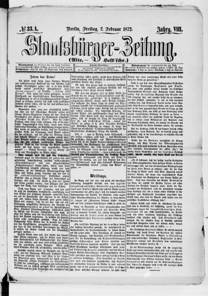 Staatsbürger-Zeitung on Feb 2, 1872