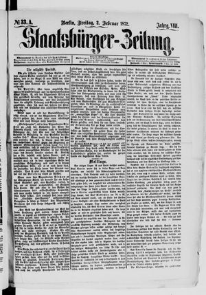 Staatsbürger-Zeitung on Feb 2, 1872