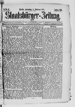 Staatsbürger-Zeitung vom 04.02.1872