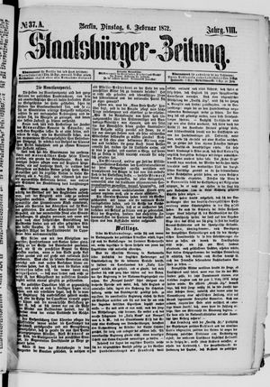 Staatsbürger-Zeitung vom 06.02.1872
