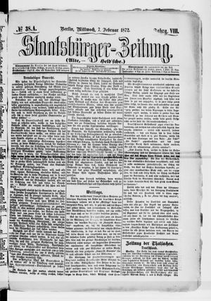 Staatsbürger-Zeitung vom 07.02.1872