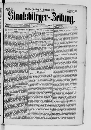 Staatsbürger-Zeitung on Feb 9, 1872