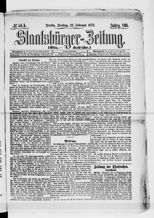 Staatsbürger-Zeitung on Feb 23, 1872