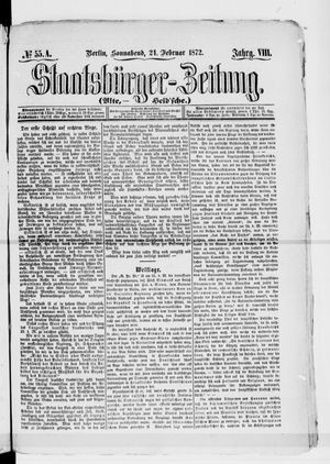 Staatsbürger-Zeitung on Feb 24, 1872