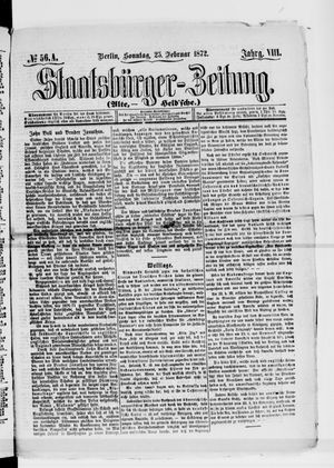 Staatsbürger-Zeitung on Feb 25, 1872