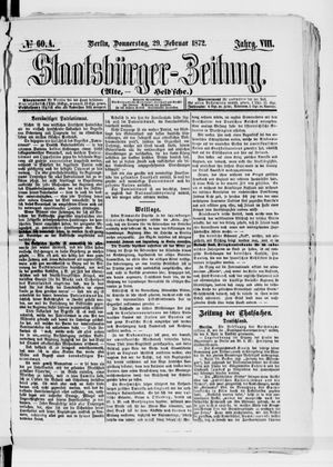 Staatsbürger-Zeitung on Feb 29, 1872