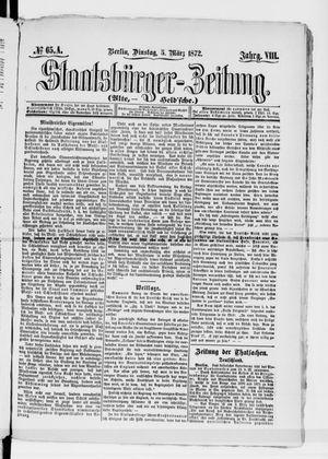 Staatsbürger-Zeitung vom 05.03.1872