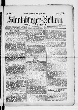 Staatsbürger-Zeitung on Mar 10, 1872