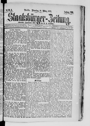 Staatsbürger-Zeitung on Mar 19, 1872