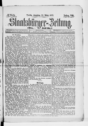 Staatsbürger-Zeitung vom 24.03.1872