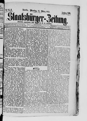 Staatsbürger-Zeitung vom 25.03.1872