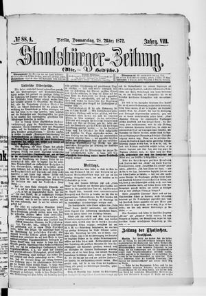 Staatsbürger-Zeitung vom 28.03.1872