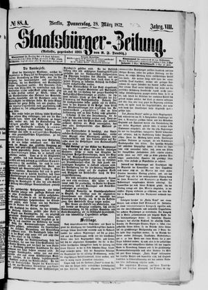Staatsbürger-Zeitung vom 28.03.1872