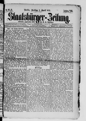Staatsbürger-Zeitung vom 05.04.1872