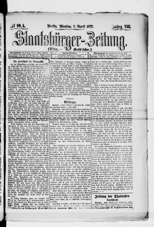 Staatsbürger-Zeitung on Apr 8, 1872