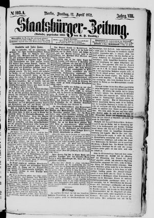Staatsbürger-Zeitung vom 12.04.1872