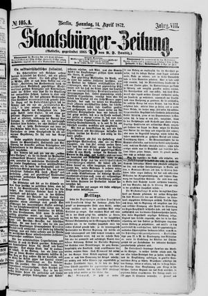 Staatsbürger-Zeitung vom 14.04.1872