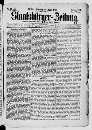 Staatsbürger-Zeitung on Apr 16, 1872