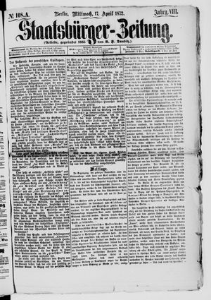 Staatsbürger-Zeitung vom 17.04.1872