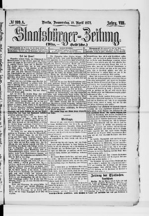 Staatsbürger-Zeitung vom 18.04.1872