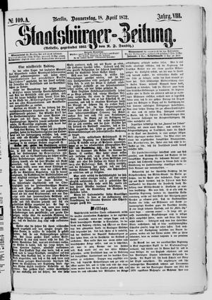 Staatsbürger-Zeitung vom 18.04.1872