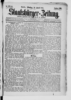 Staatsbürger-Zeitung vom 30.04.1872