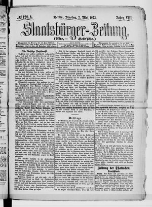 Staatsbürger-Zeitung vom 07.05.1872