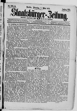 Staatsbürger-Zeitung on May 7, 1872
