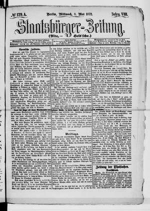 Staatsbürger-Zeitung vom 08.05.1872