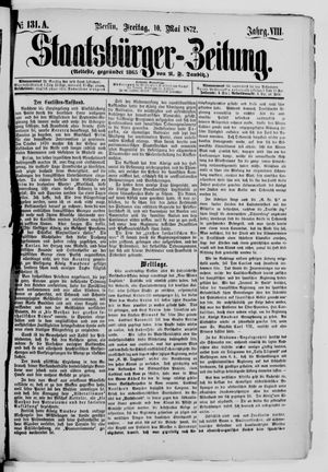 Staatsbürger-Zeitung on May 10, 1872