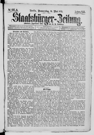 Staatsbürger-Zeitung vom 16.05.1872