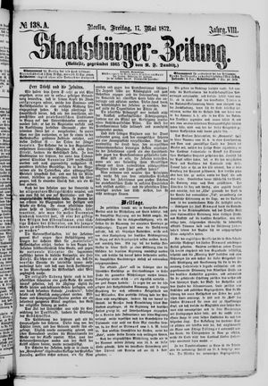 Staatsbürger-Zeitung vom 17.05.1872