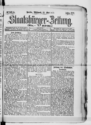 Staatsbürger-Zeitung vom 22.05.1872
