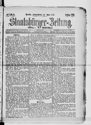 Staatsbürger-Zeitung vom 25.05.1872