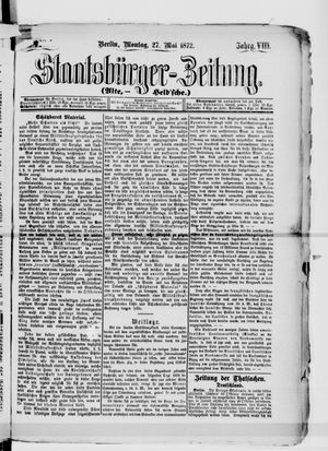 Staatsbürger-Zeitung on May 27, 1872