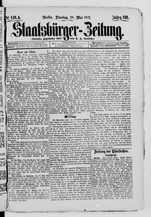 Staatsbürger-Zeitung vom 28.05.1872