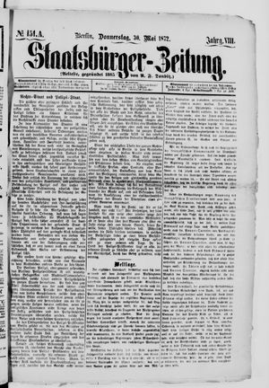 Staatsbürger-Zeitung on May 30, 1872