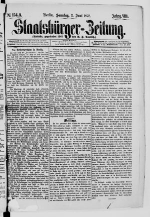Staatsbürger-Zeitung vom 02.06.1872